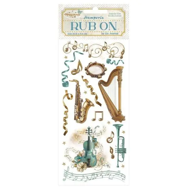 Masquerade - Rub Ons - Instruments 1