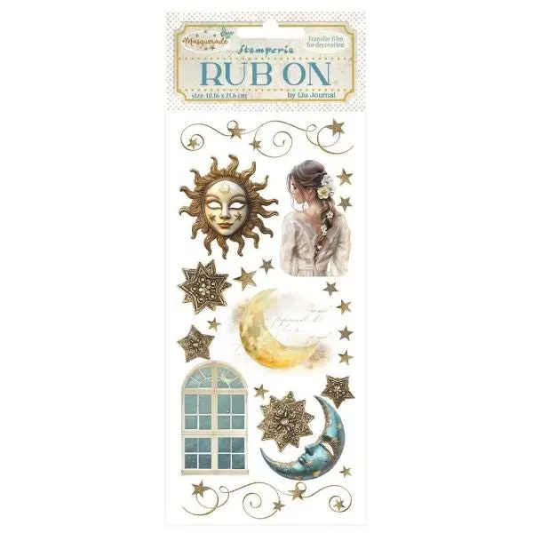 Masquerade - Rub Ons - Sun & Moon 1