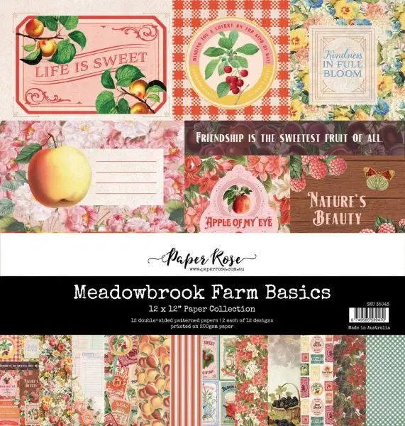 Meadowbrook Farm - 12X12 Paper Collection - Basics 1