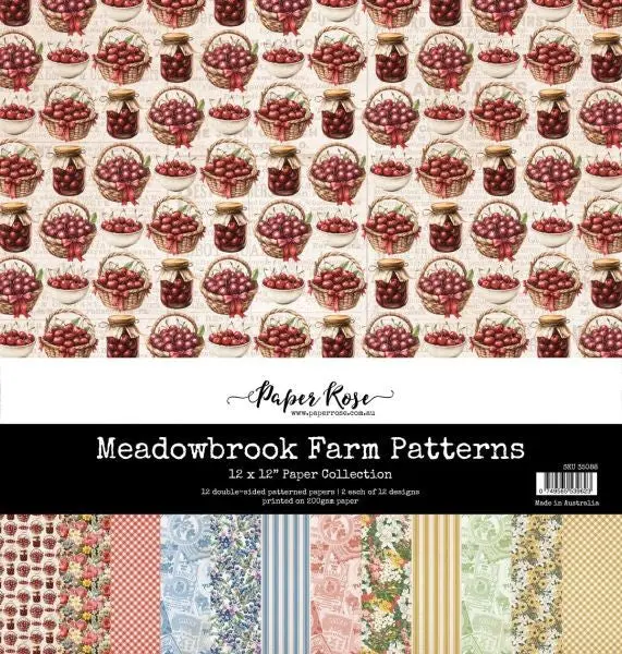 Meadowbrook Farm - 12X12 Paper Collection - Patterns 1