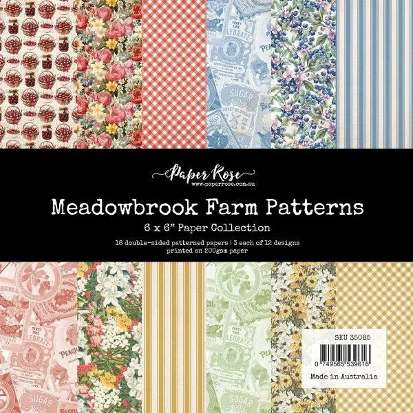 Meadowbrook Farm - 6X6 Paper Collection - Patterns 1
