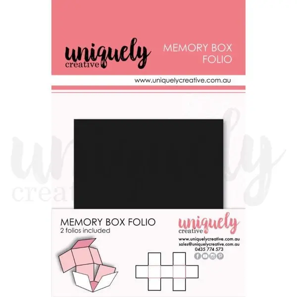 Memory Box Folio - Black 1