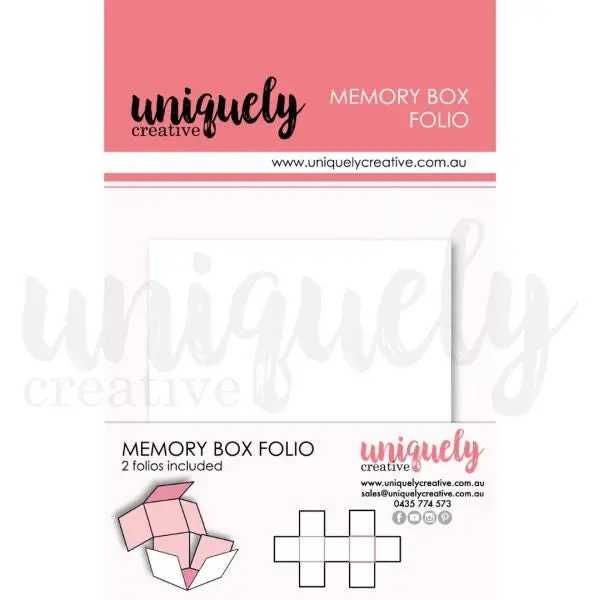 Memory Box Folio - White 1