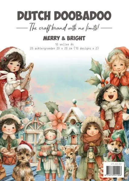 Merry & Bright - Collage Paper Collection 1