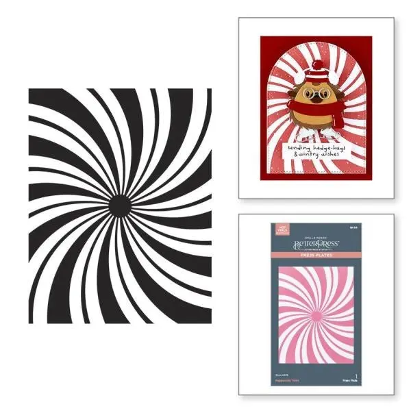 Merry Mischief Collectio - Peppermint Twist Betterpress Plate 1