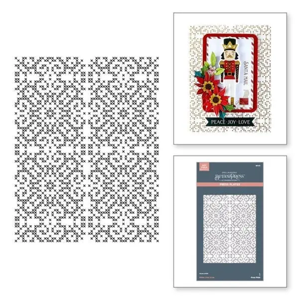Merry Moments Collection - Petite Criss Cross Press Plate 1