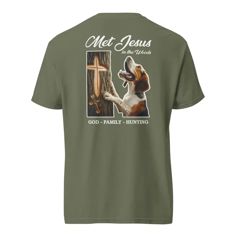 Met Jesus In The Woods Shirt 1