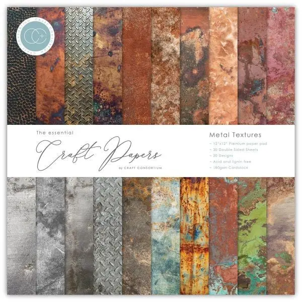 Metal Textures - 6X6 Paper Pad 1