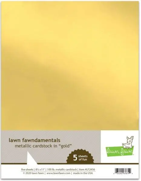 Metallic Cardstock - Gold 1
