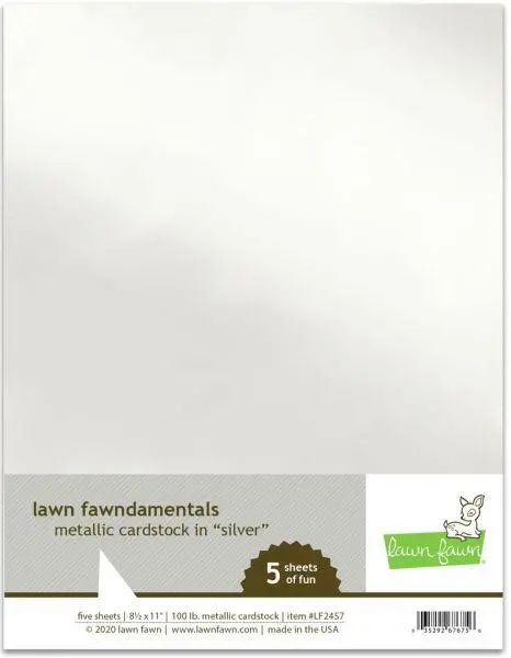 Metallic Cardstock - Silver 1