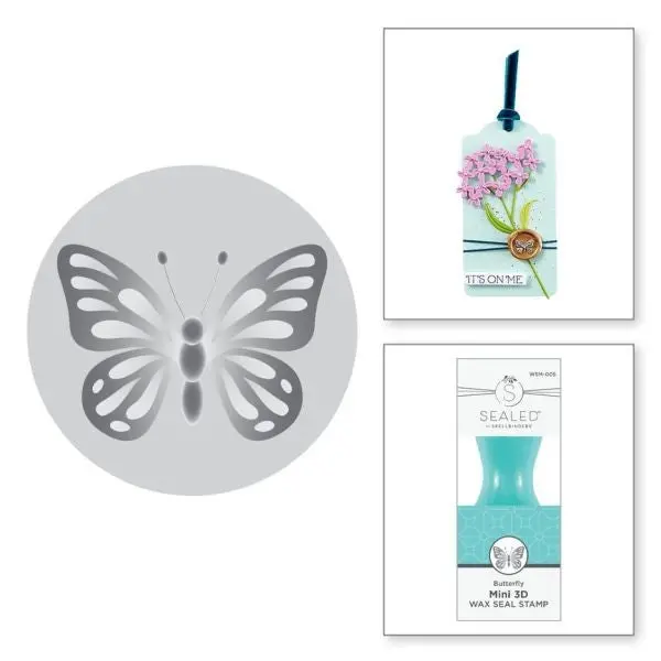 Mini Wax Seals Collection - Butterfly Mini 3D Wax Seal 1