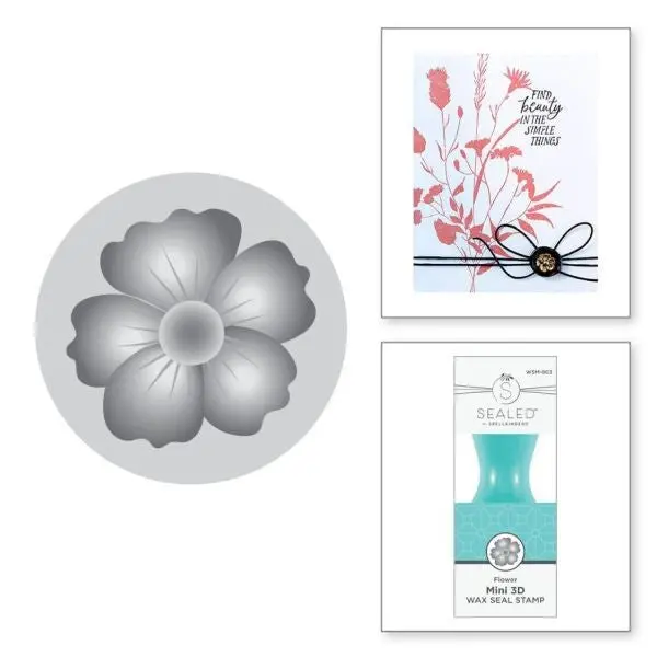 Mini Wax Seals Collection - Flower Mini 3D Wax Seal 1