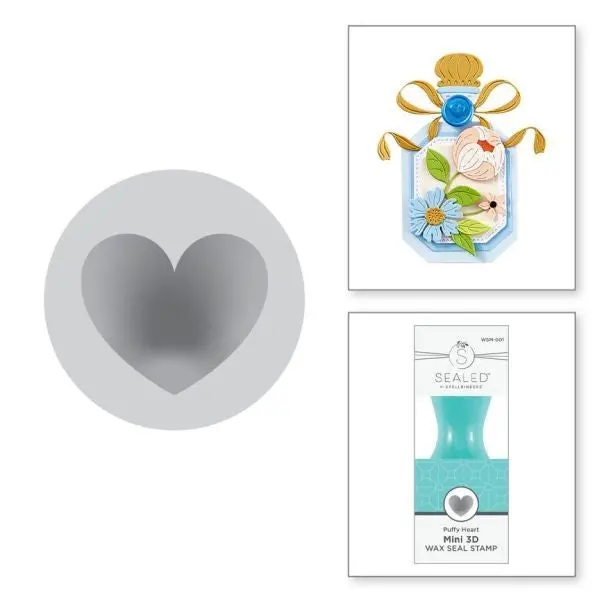 Mini Wax Seals Collection - Puffy Heart Mini 3D Wax Seal 1