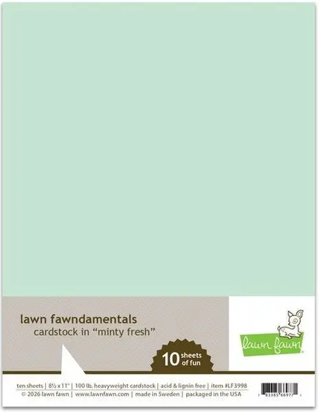 Minty Fresh - Cardstock 1