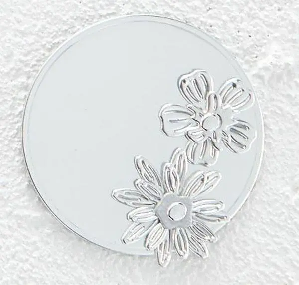 Mirror Silver Cardstock 1