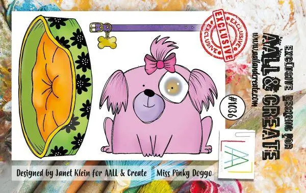 Miss Pinky Doggo - Clear Stamps 1
