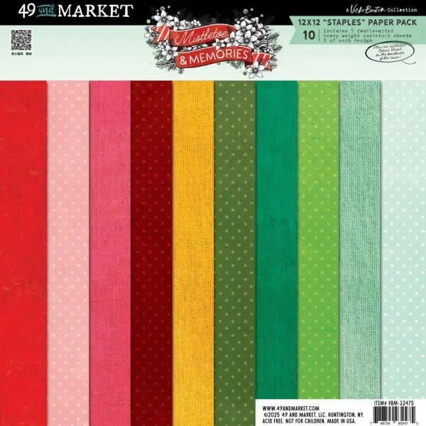 Mistletoe And Memories - 12X12 Collection Pack - Staples 1