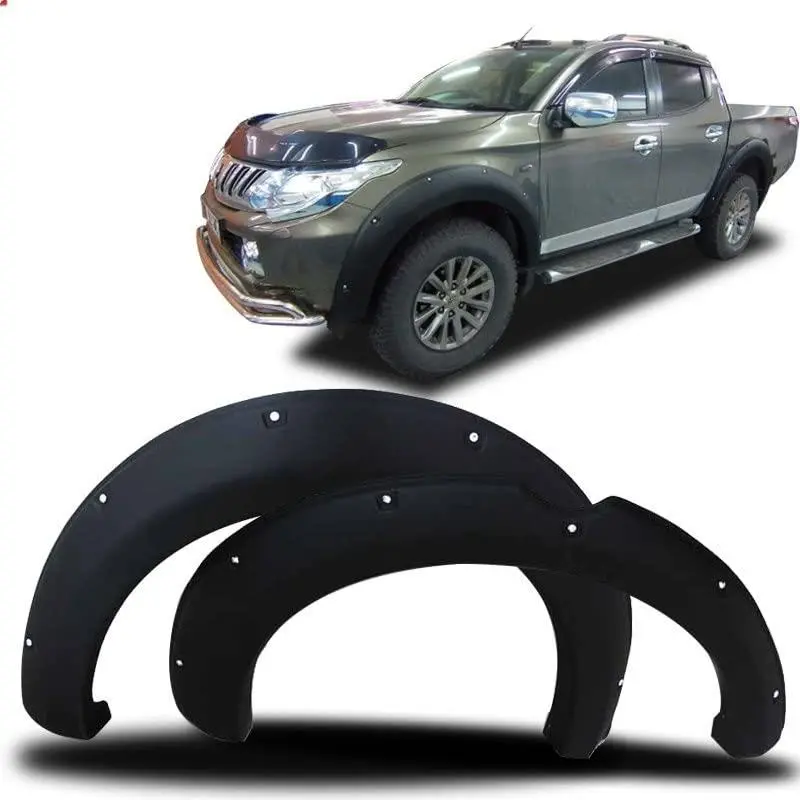 Mitsubishi Triton 2015 - 2018 Bolt Style Fender Flares 1