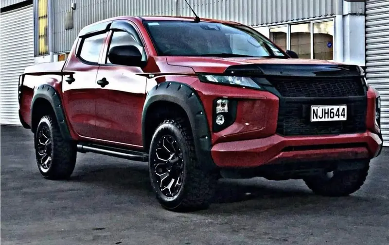Mitsubishi Triton 2019 - 2022 Bolt Style Fender Flares (4 Piece) 2