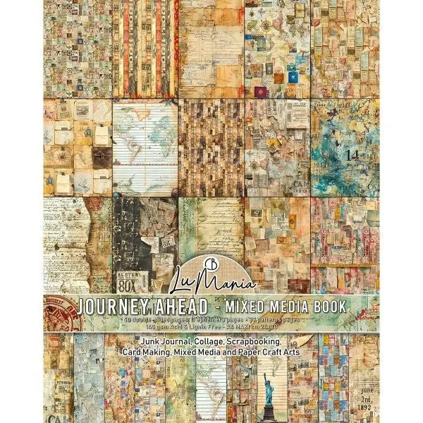 Mixed Media Book - Journey Ahead 1