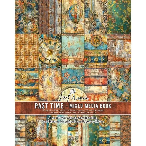 Mixed Media Book - Past Time 1