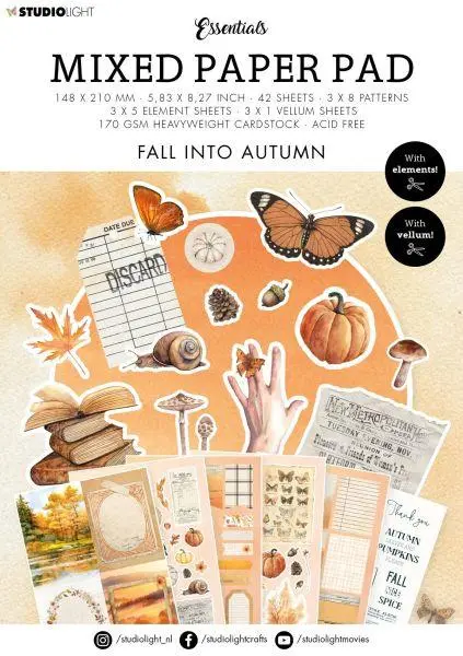 Mixed Paper Pad - Fall Into Autumn Essentials 1