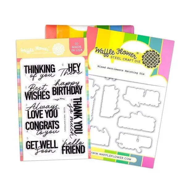 Mixed Sentiments - Stamp & Die Combo 1