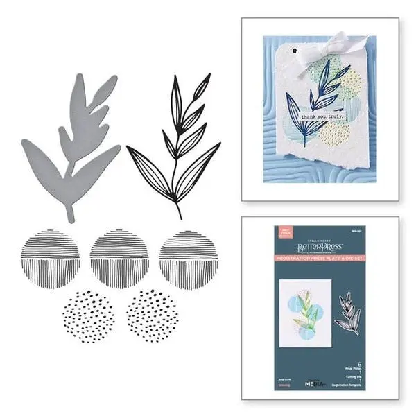 Modern Botancials Collection - Growing Bertterpress Plates & Die Set 1