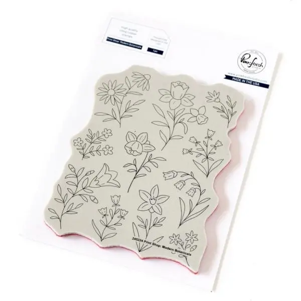 Modern Botanicals - Cling Stamps 1