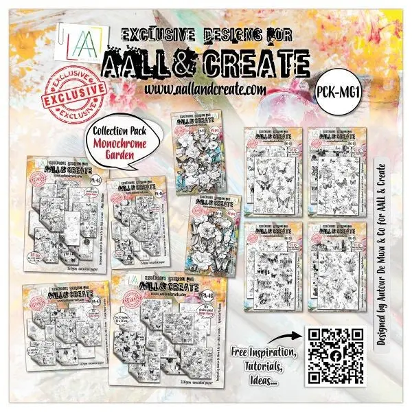Monochrome Garden - 12X12 Collection Pack 1