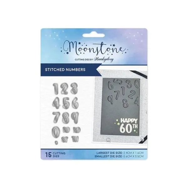 Moonstone Dies - Sweetly Stitched Numbers 1