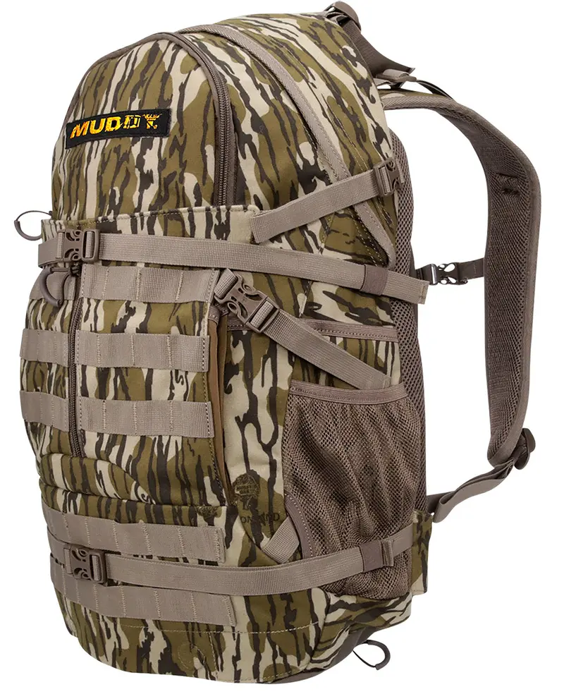 Muddy Mud-Bpk-1300Mo Pro Hunting Pack Mossy Oak Bottomland Polyester Zipper/Buckles Closure 1