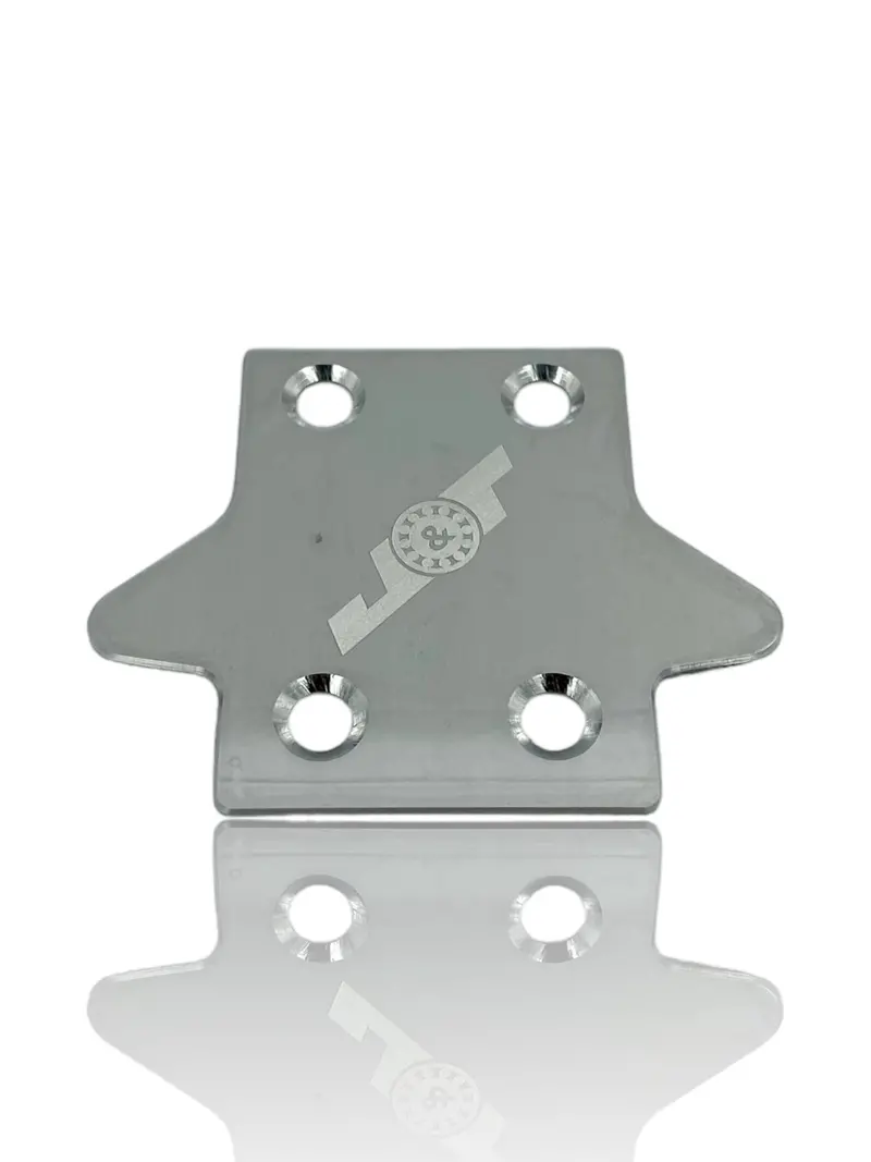 Mugen Mbx8r Stainless Skid Plate Front 1