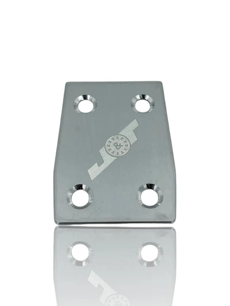 Mugen Mbx8r Stainless Skid Plate Rear 1