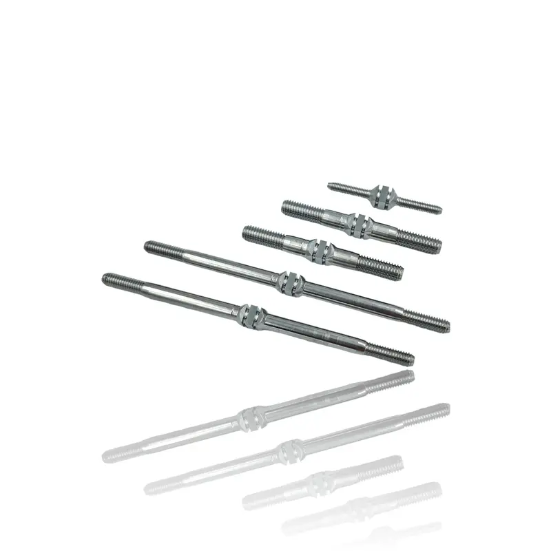 Mugen Mbx8tr/Mbx8tr Eco Titanium "Milled'' Turnbuckles 1