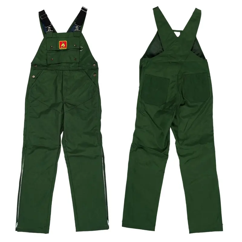 Mule Original Waterproof Bibs - Waterproof Lined - Green 1