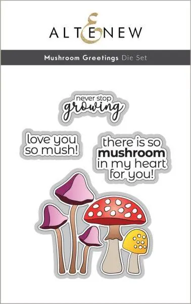 Mushroom Greetings - Dies 1