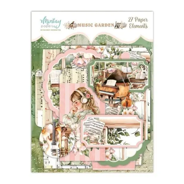 Music Garden - Die Cut Elements 1