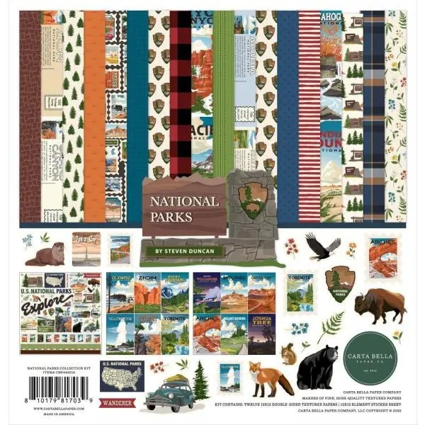 National Parks - 12X12 Collection Pack 1