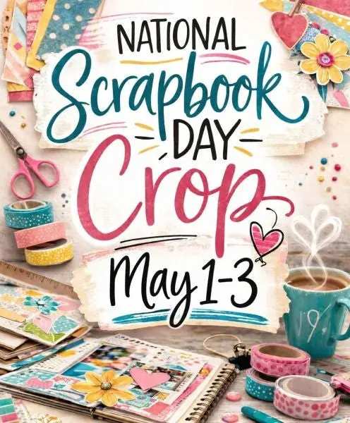 National Scrapbook Day Crop - May 1 - 3, 2026 1