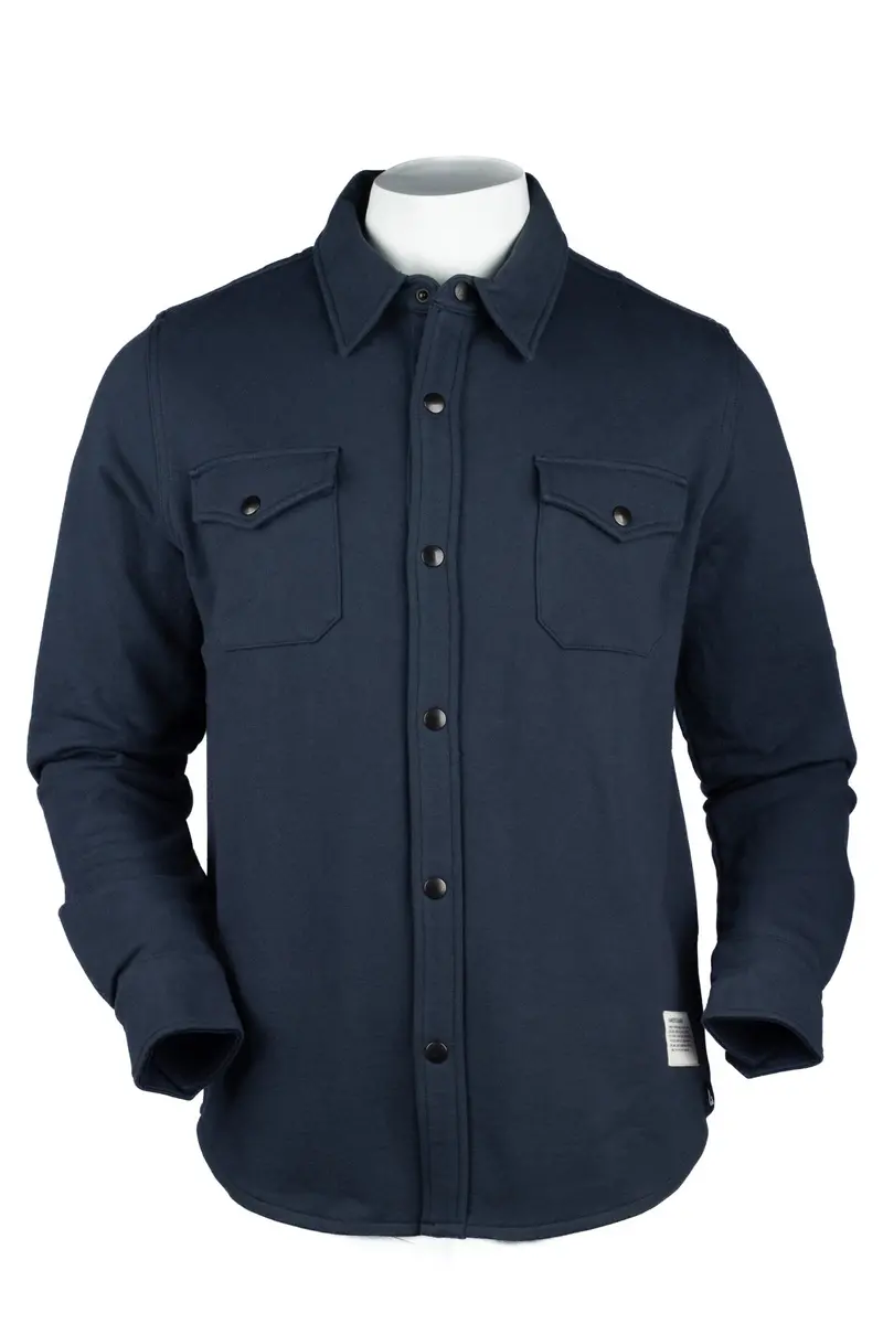 Navy American Giant X Jack Carr Redwood Flannel 2