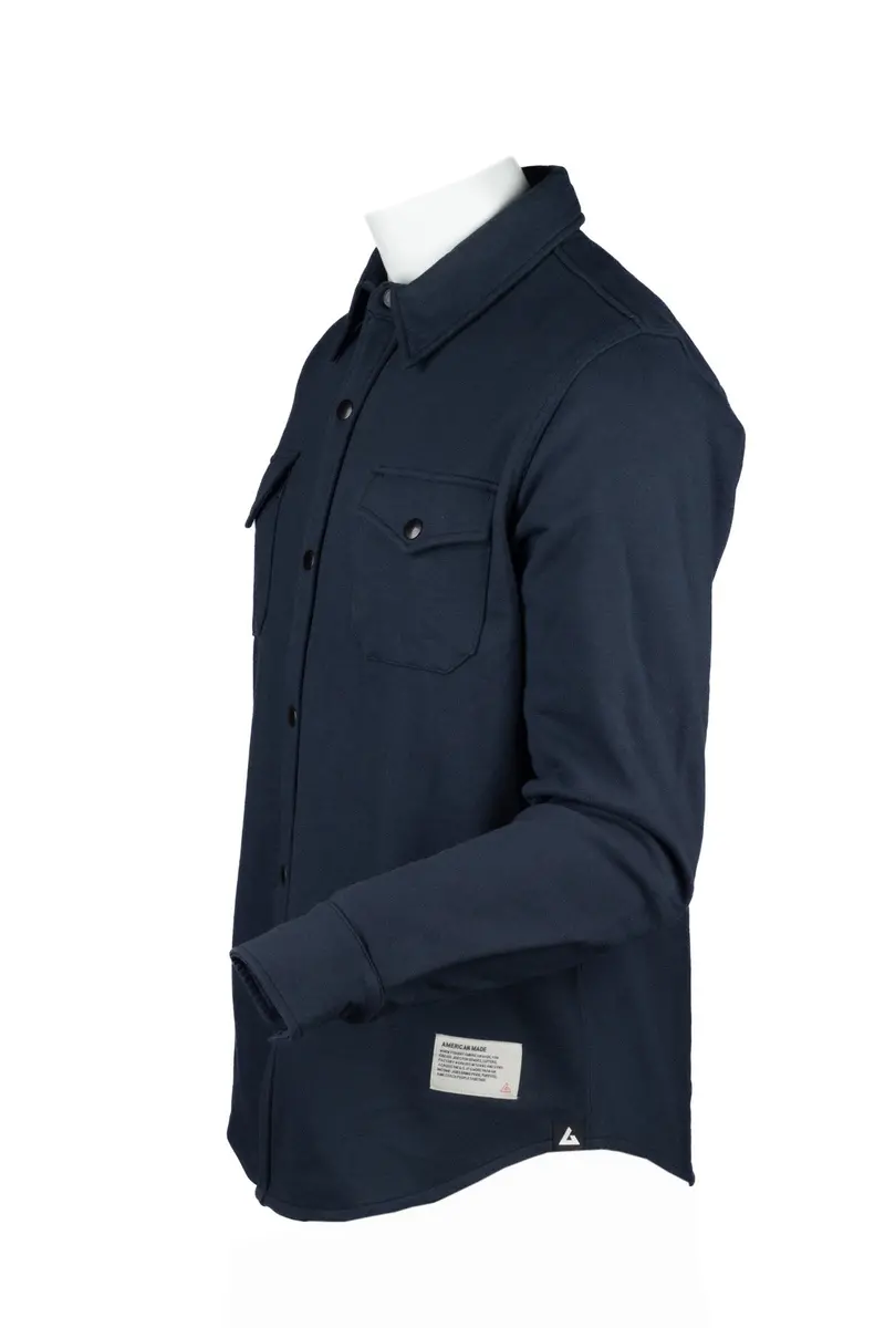 Navy American Giant X Jack Carr Redwood Flannel 3