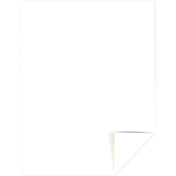 Neehah Cardstock - Solar White - 8.5X11 1