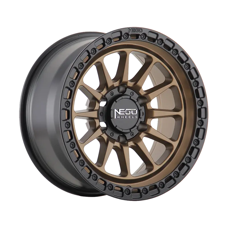 Negu No7 17X8.5 / 6X139.7 / 0 Bronze With Satin Black Lip 1