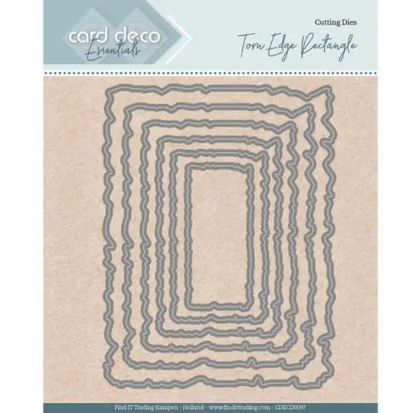 Nesting Dies - Torn Edge Rectangles 1