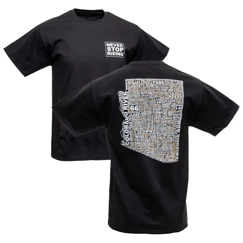 Neverstopriding - Arizona State Landmarks - T-Shirt 1