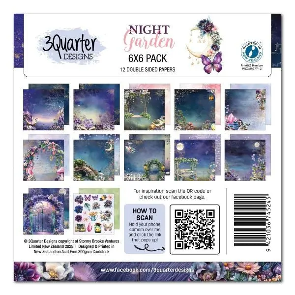 Night Garden - 6X6 Collection Pack 1