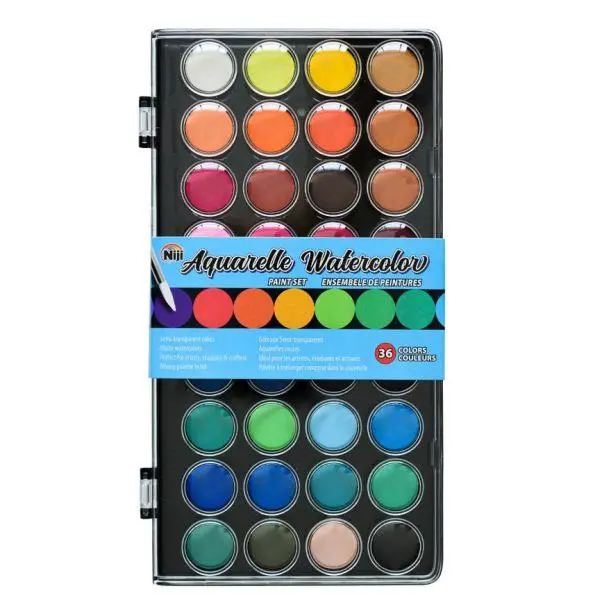 Niji Aquarelle 36 Color Watercolor Palette 1
