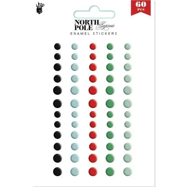 North Pole Express - Enamel Dots 1