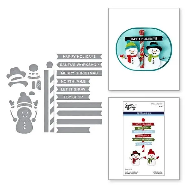 North Pole Friends Collection - North Pole Sentiments Dies 1